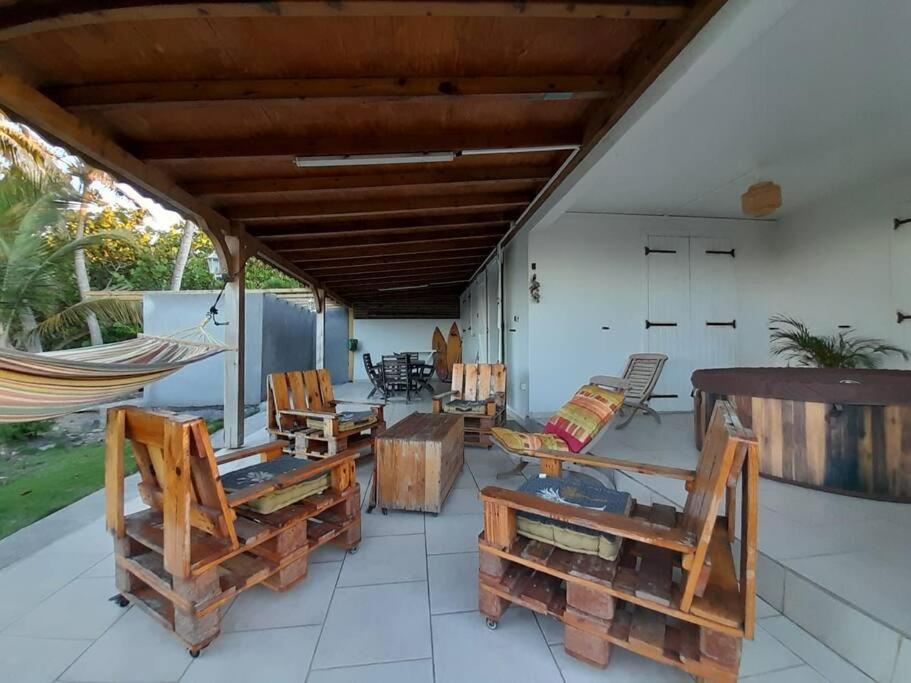Maison Bord De Mer A 100 M Saint-Francois  Kültér fotó
