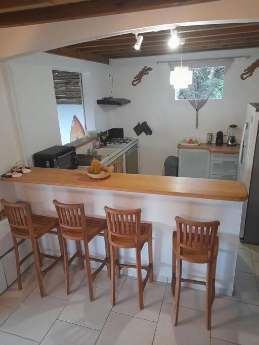 Maison Bord De Mer A 100 M Saint-Francois  Kültér fotó